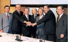 Japan's three telecom firms to merge next Oct.